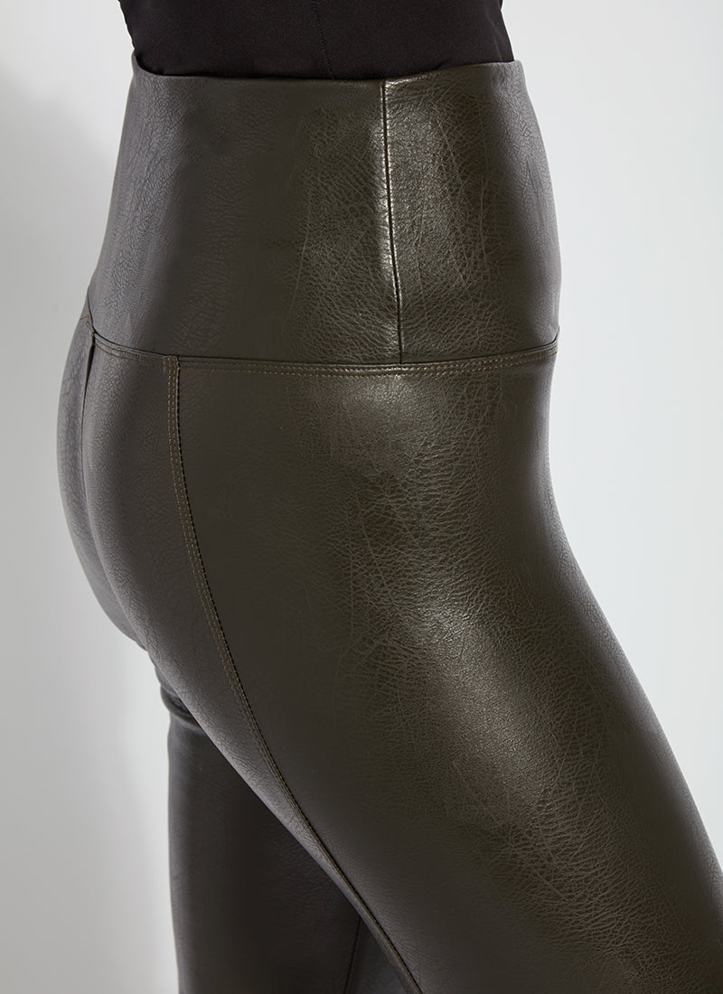 Textured Leather Legging